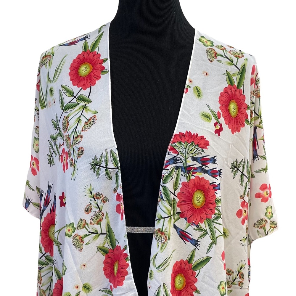 Sheer Floral cover up